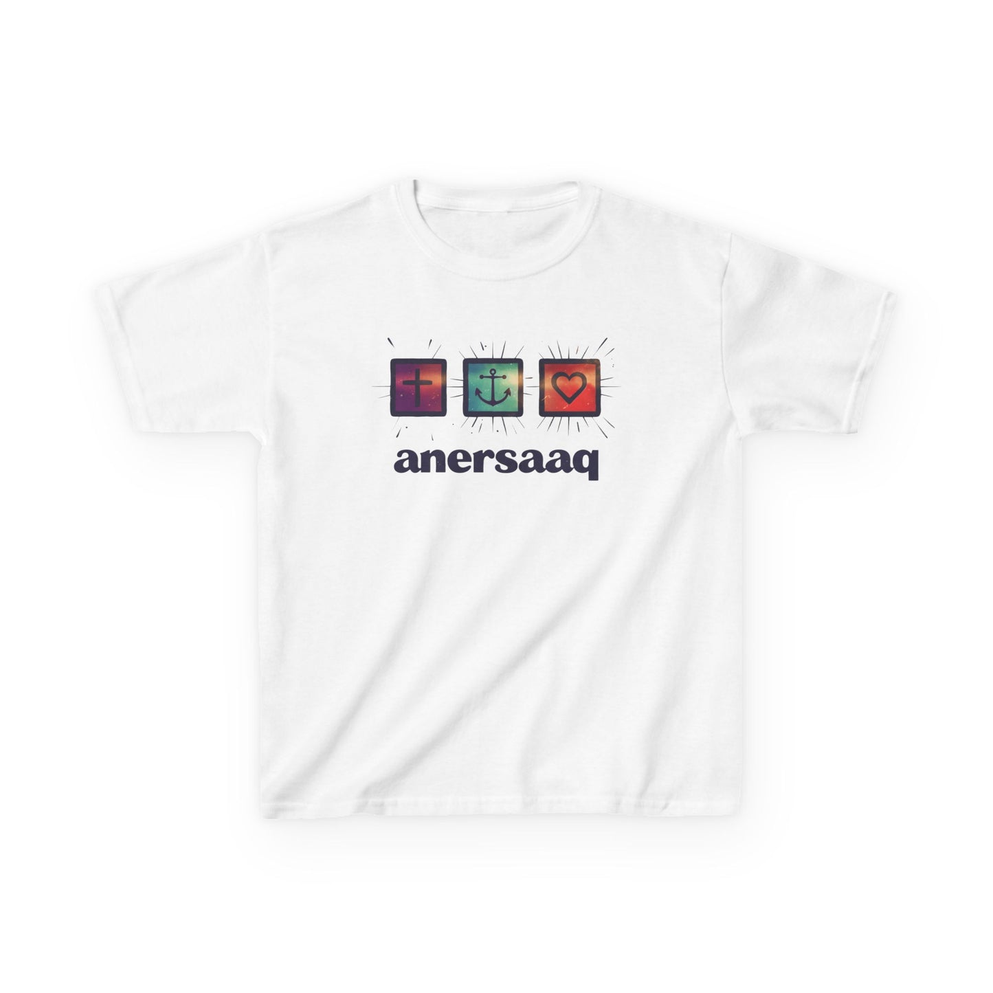 Meeqqanut (Børne) t-shirt | "ANERSAAQ"