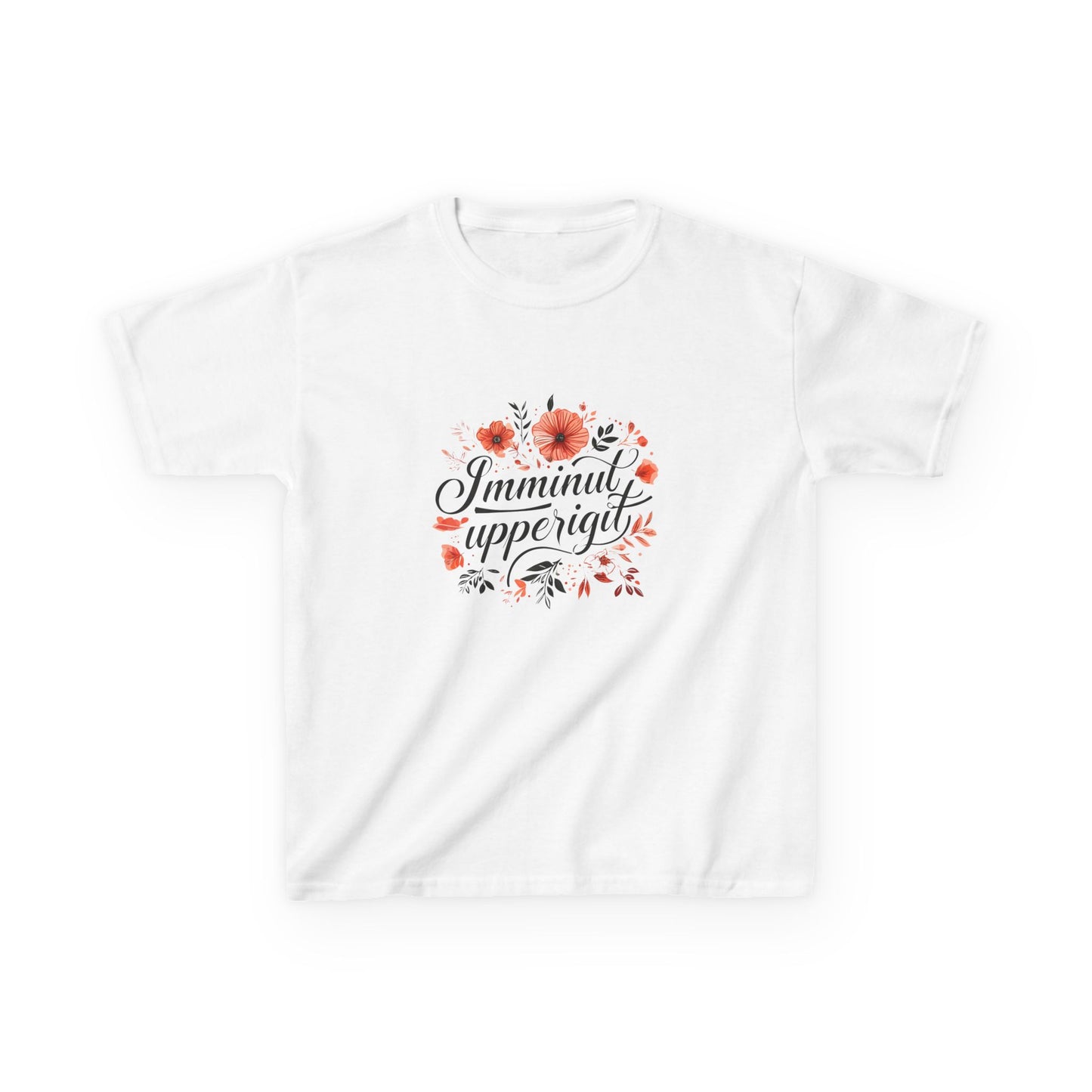 Meeqqanut (Børne) t-shirt | "IMMINUT UPPERIGIT"