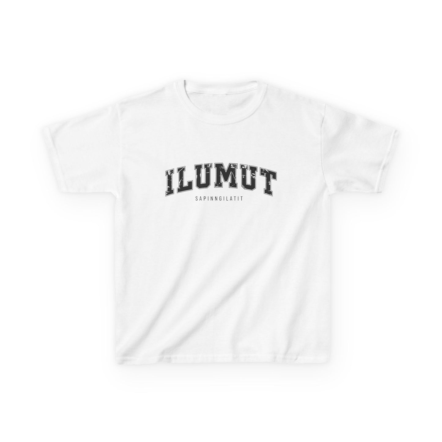 Meeqqanut (Børne) t-shirt | "ILUMUT SAPINNGILATIT"